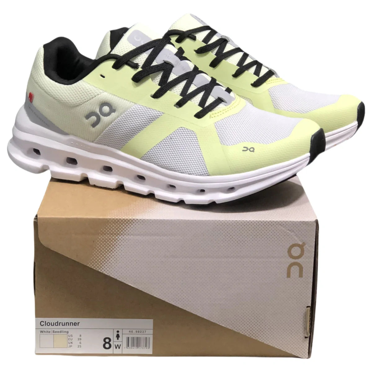 On Cloudrunner Men's White/Green