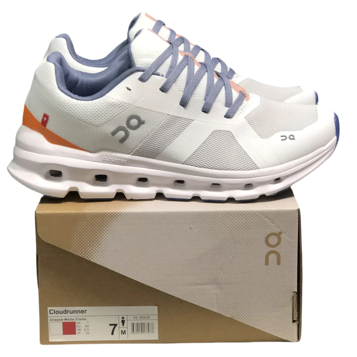 On Cloudrunner Women's White/Orange