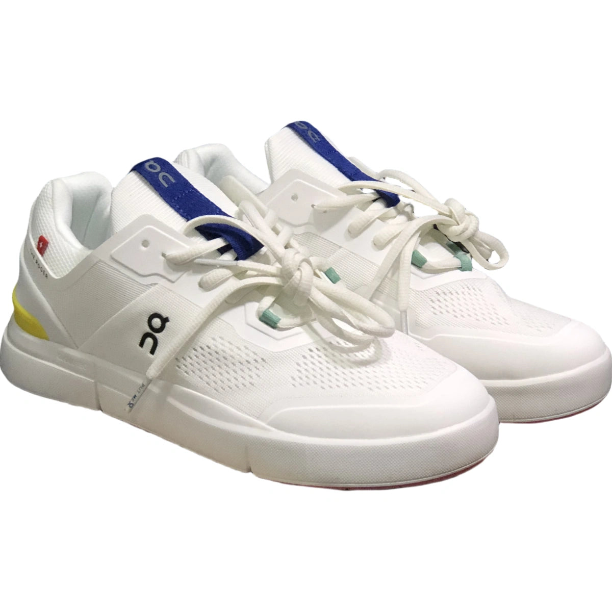 On The Roger Spin Men's White/Yellow