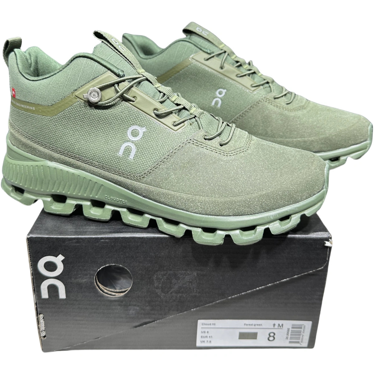 On Cloud Hi Edge  Men's  Green