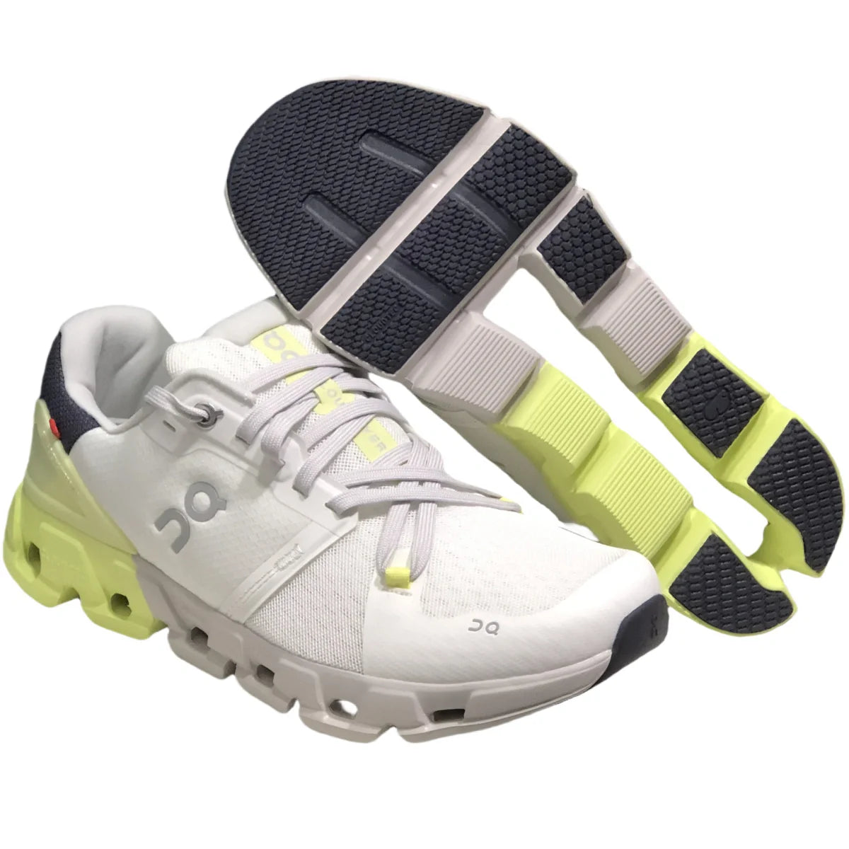 On Cloudflyer 4 Men's White/Yellow