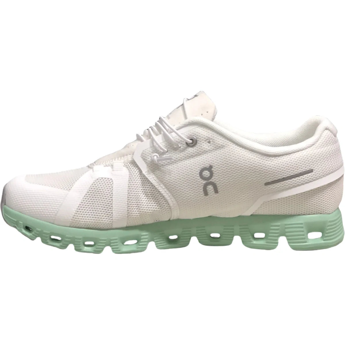 On Cloud 5  Women's Undyed White Stream Green