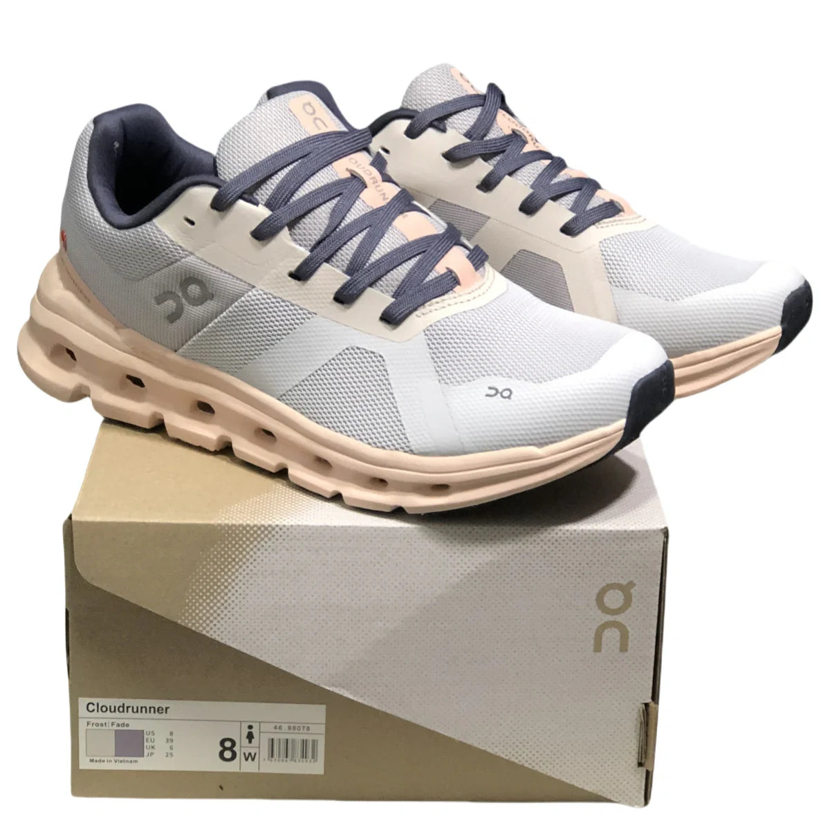 On Cloudrunner Men's Gray/Pink