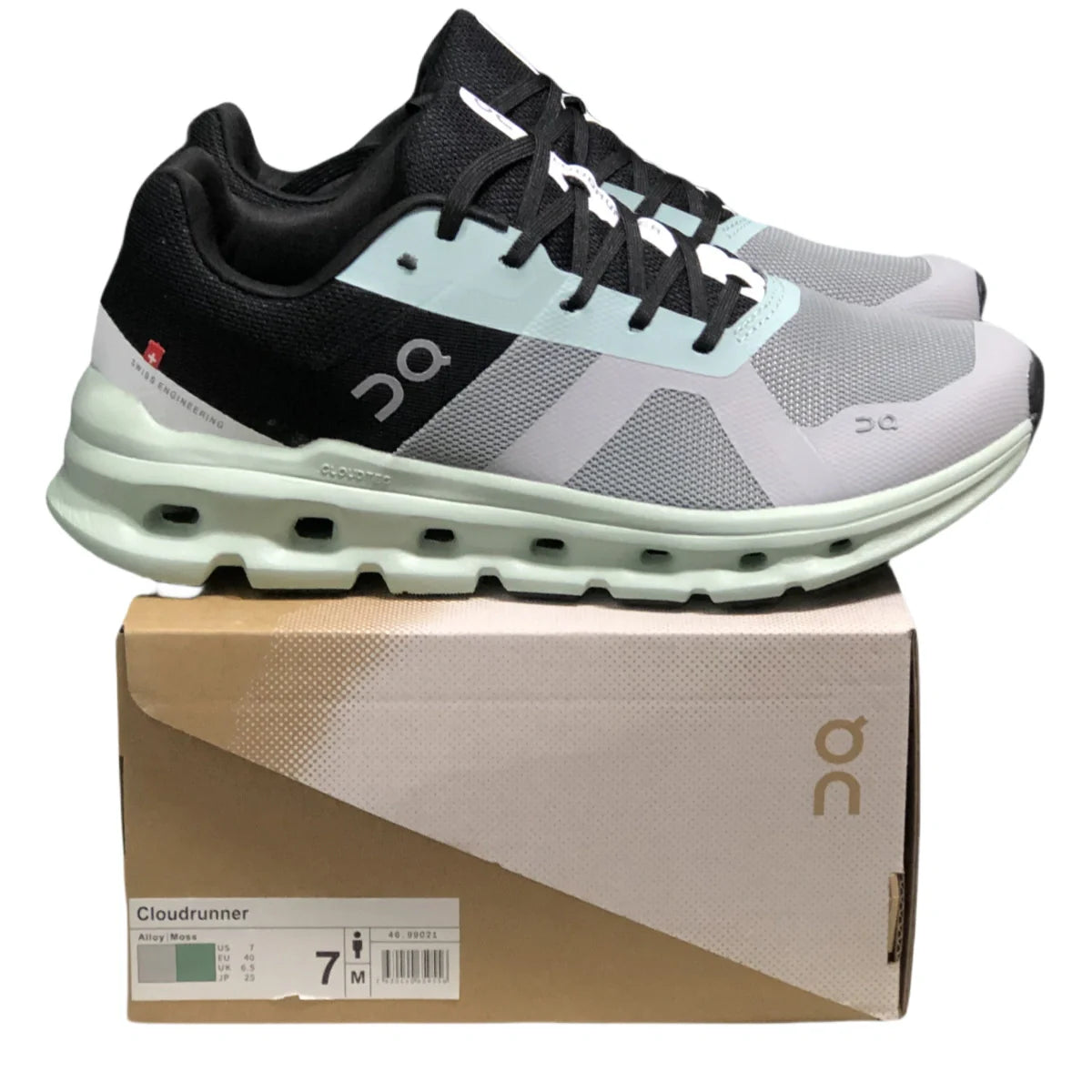 On Cloudrunner Men's Gray/Green