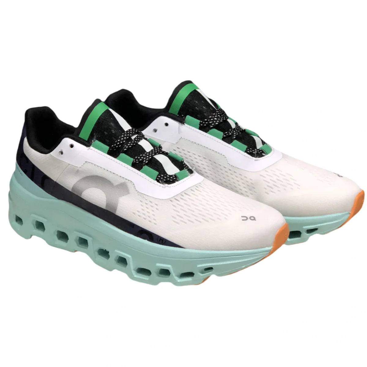 On Cloudmonster Men's White/Green