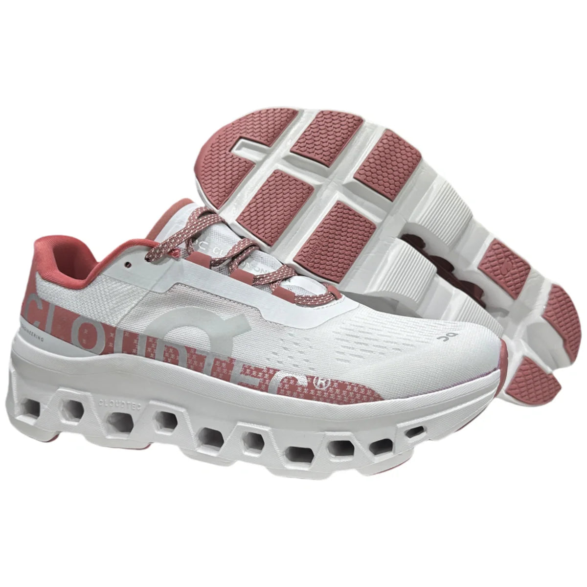 On Cloudmonster Women's White/Red