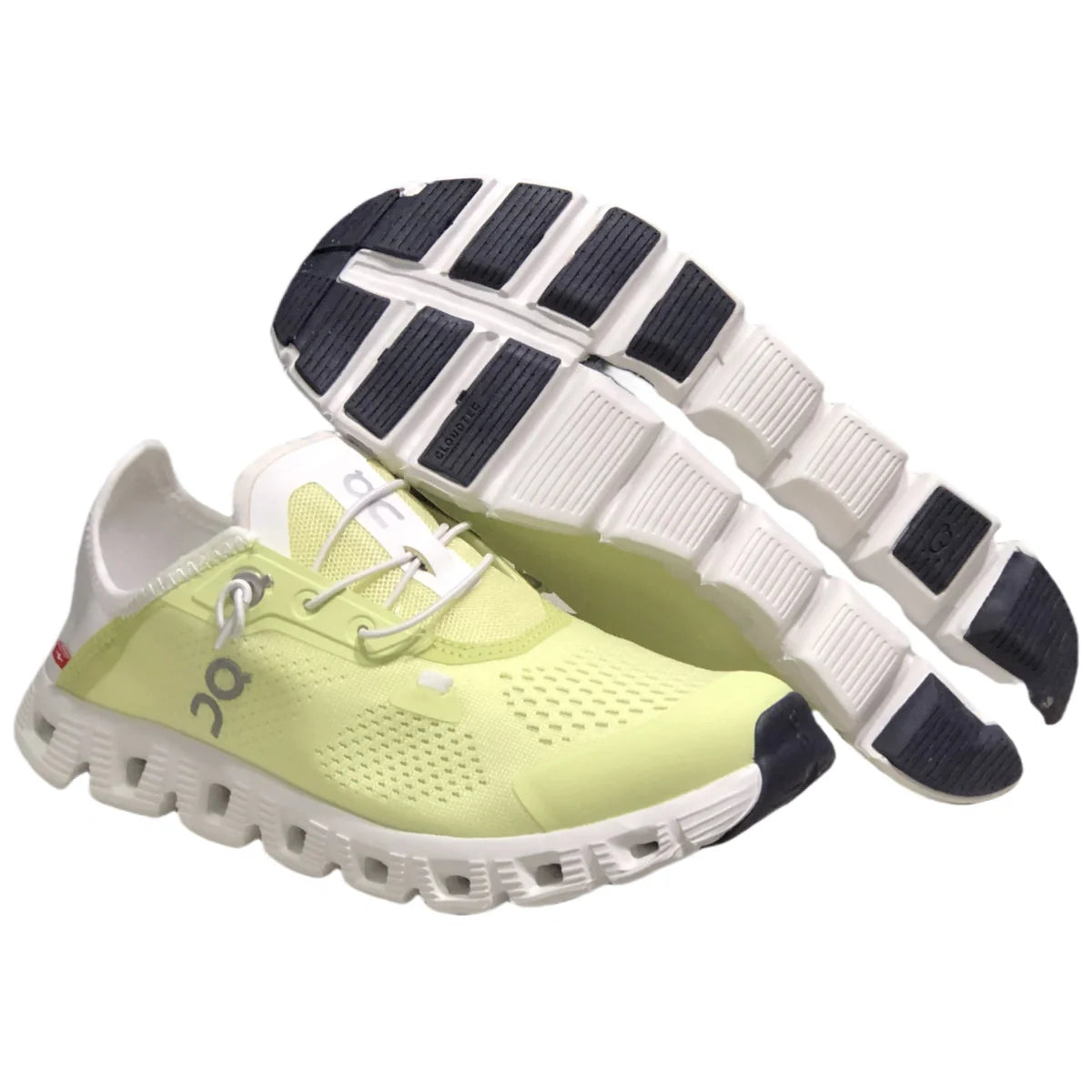 On Cloud 5  Women's Grass yellow/ivory white