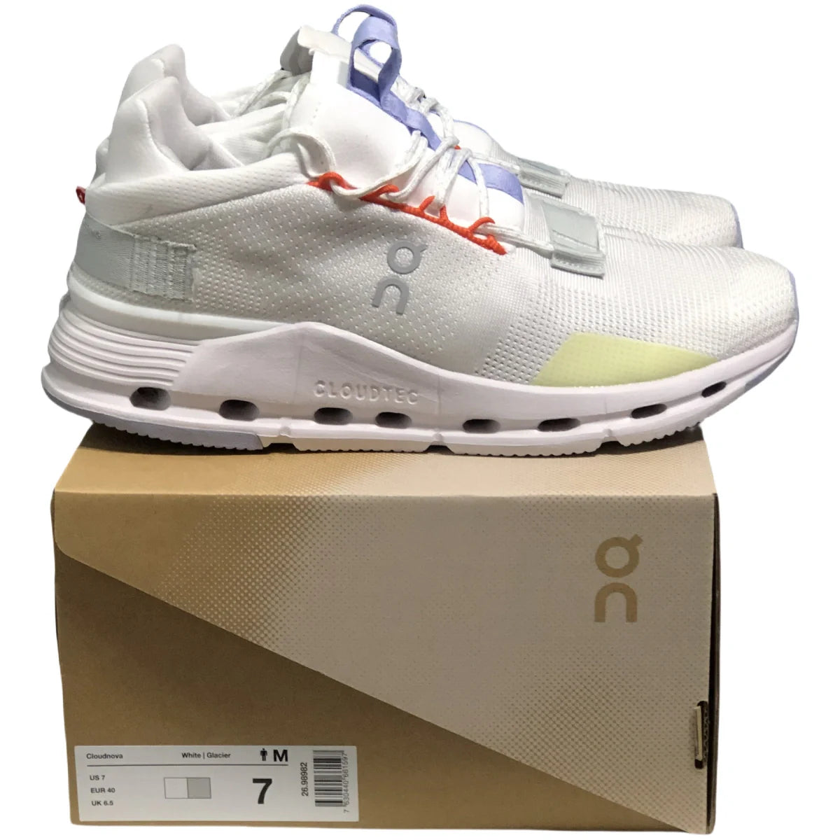 On Cloudnova Women's White/Gray