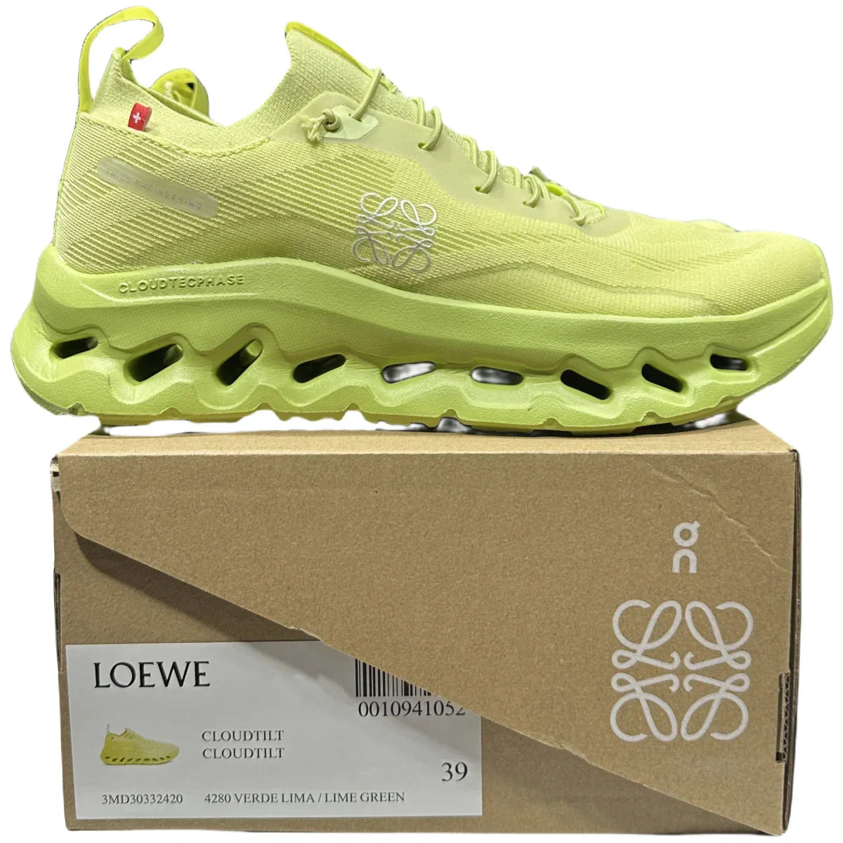 On LOEWE x On Cloudtilt Women'S Lemon yellow