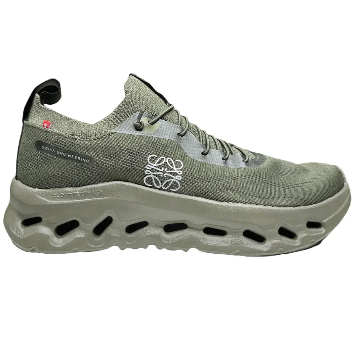 On LOEWE x On Cloudtilt Men  Army Green