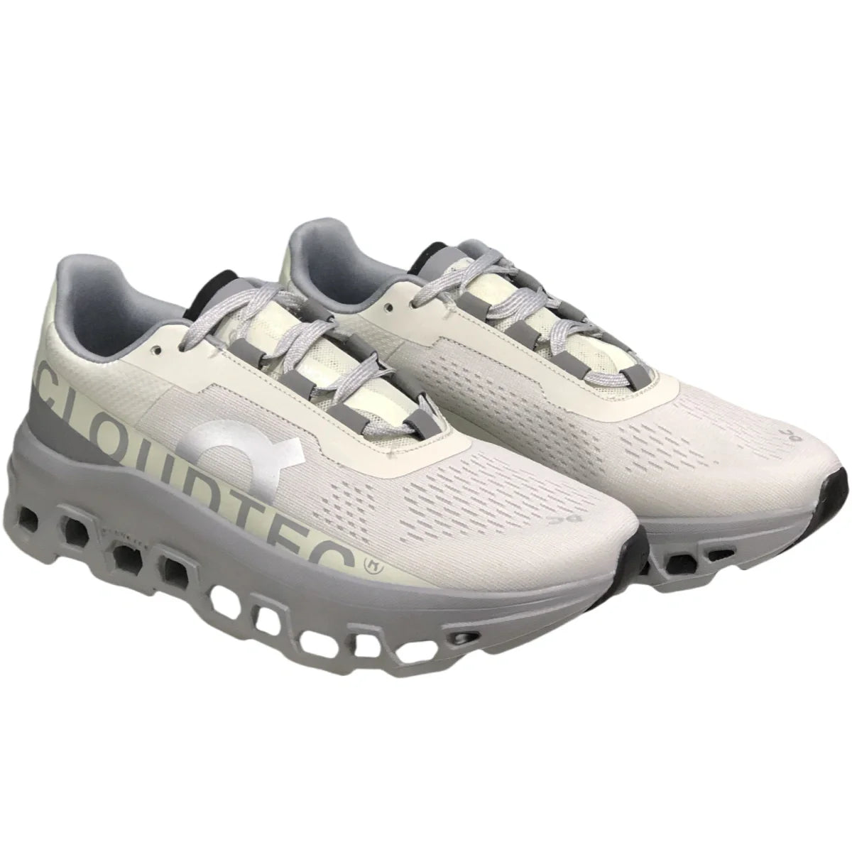 On Cloudmonster Men's White/Grey