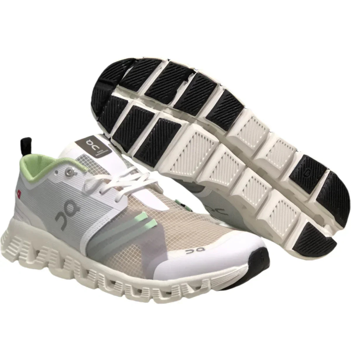 On Cloud X1 women’s White spread grass green