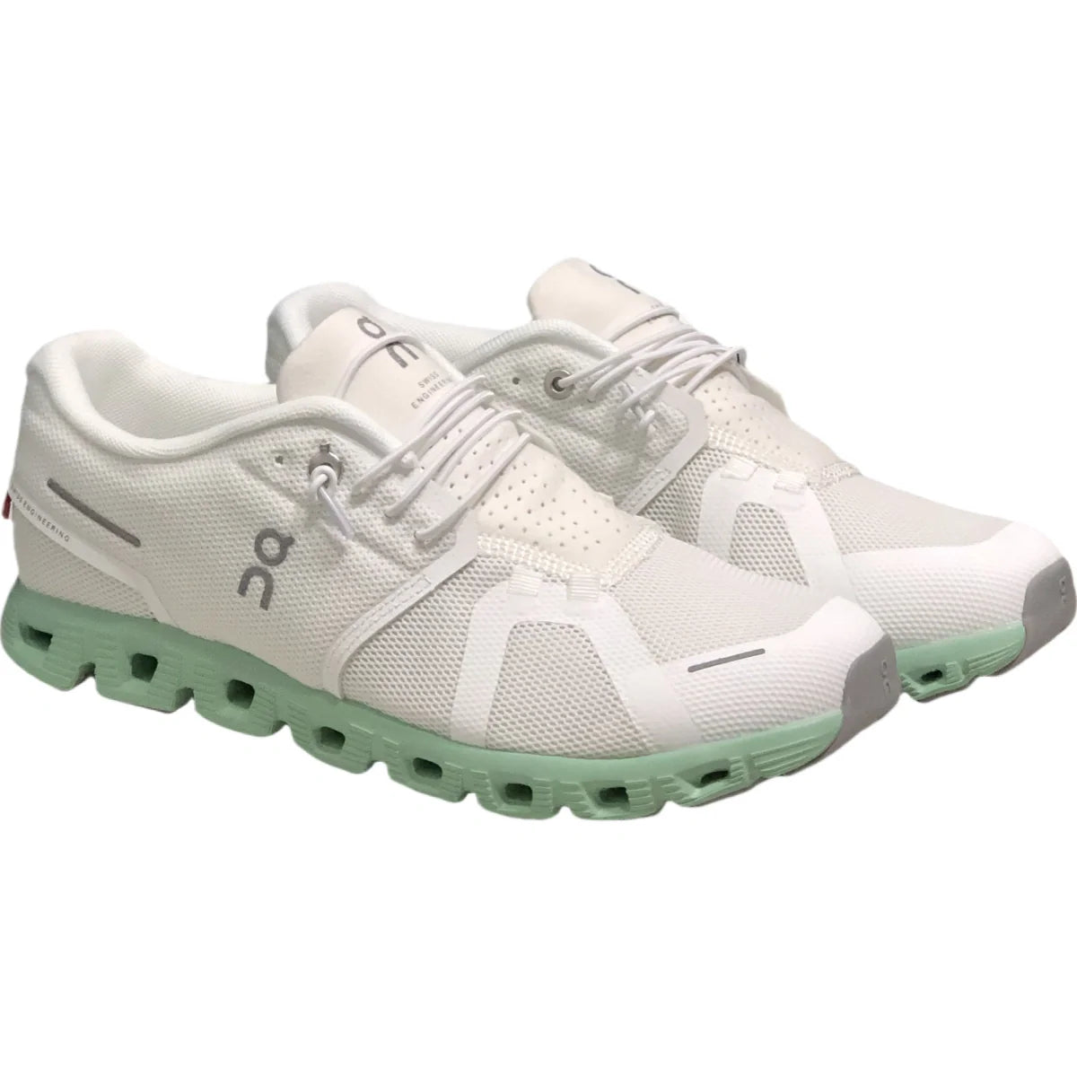 On Cloud 5  Women's Undyed White Stream Green