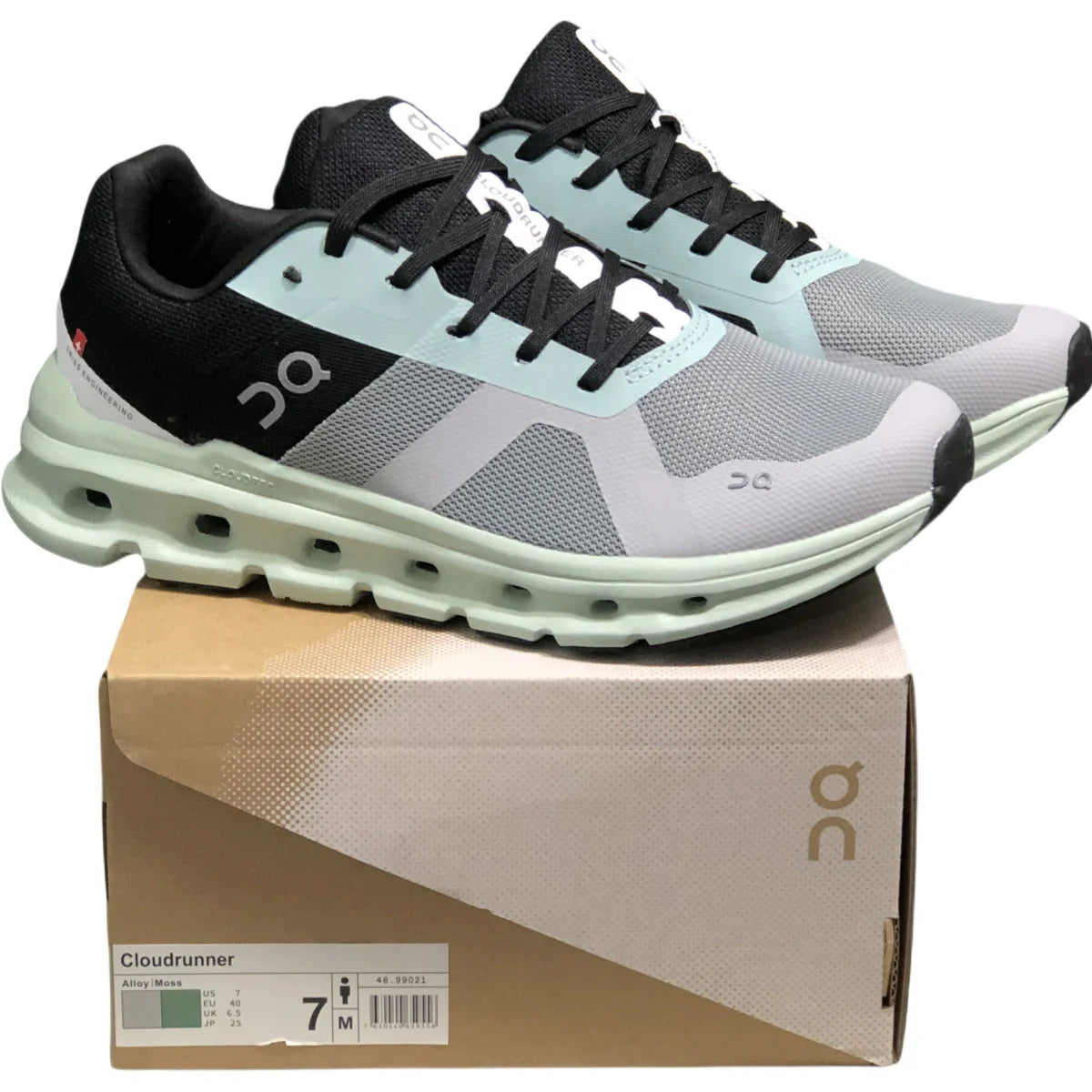 On Cloudrunner Men's Gray/Green