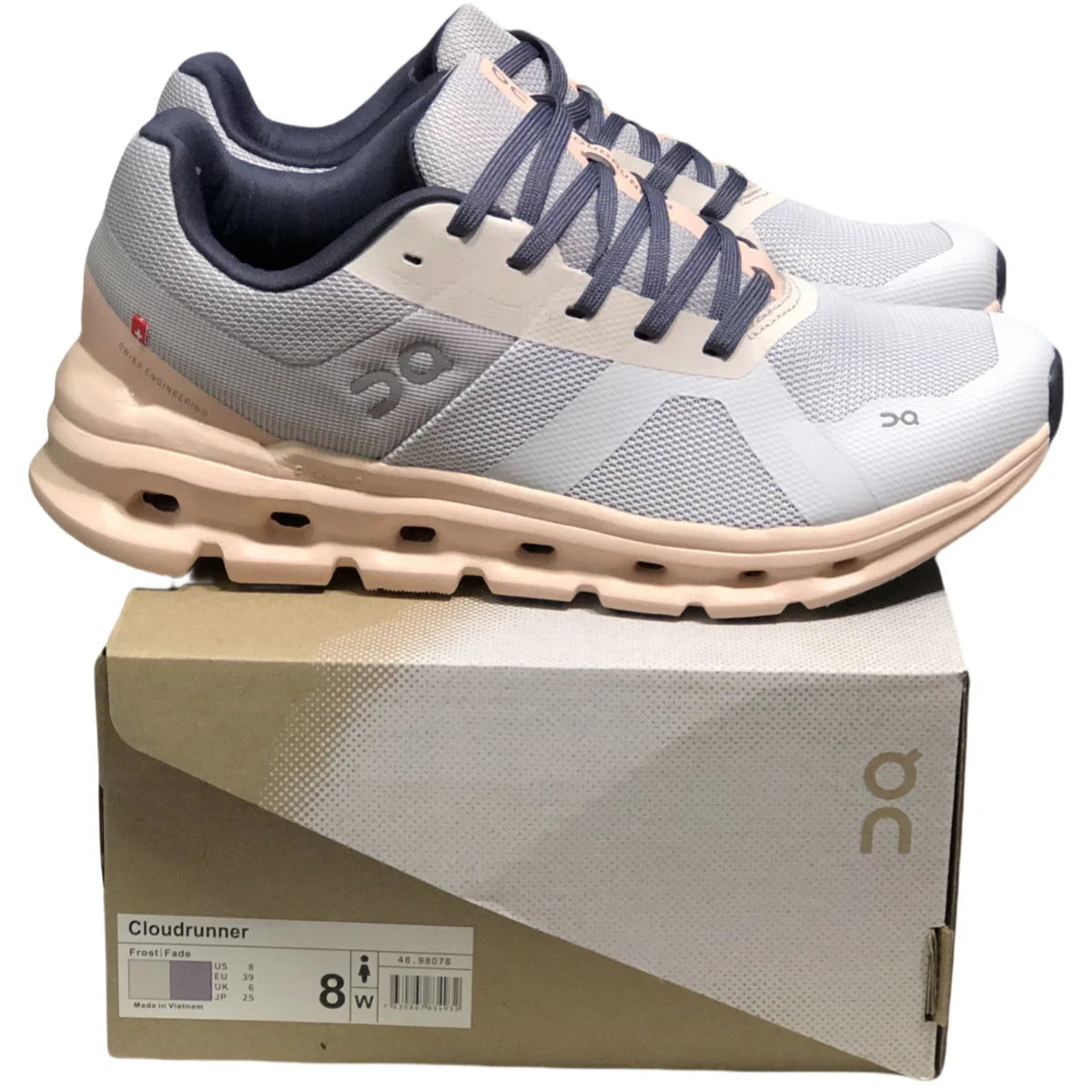 On Cloudrunner Women's Gray/Pink