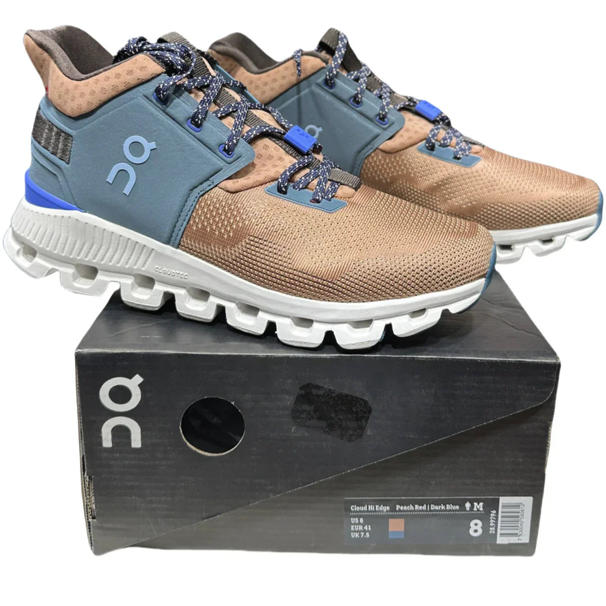 On Cloud Hi Edge   Men  Pink/ and storm blue