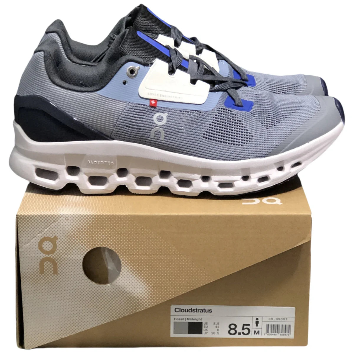 On Cloudstratus Men's Blue/Grey