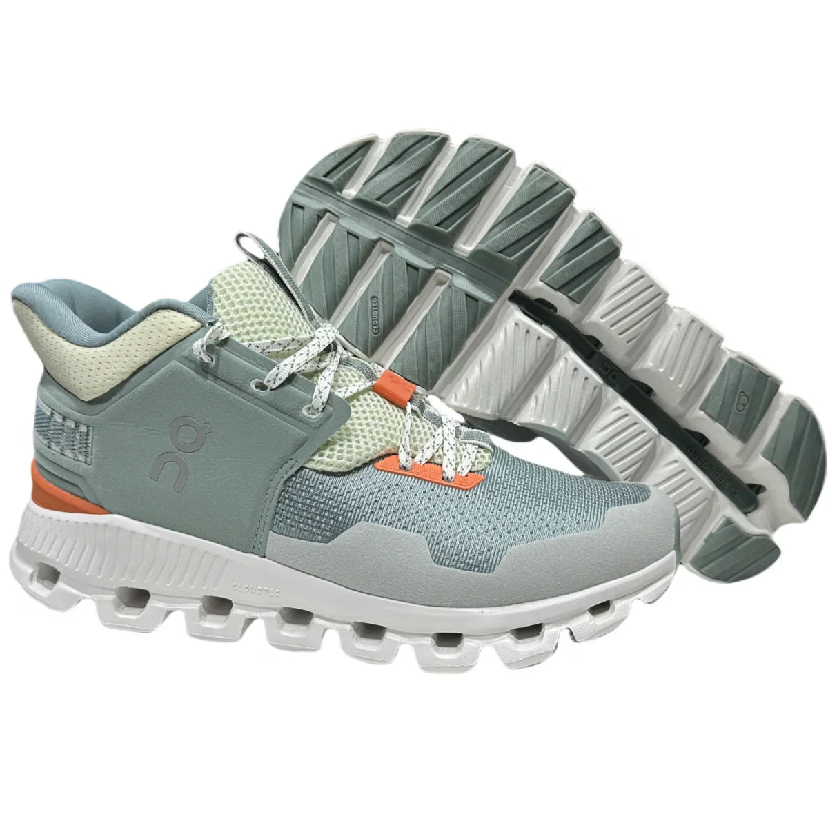 On Cloud Hi Edge  Women'S  Pebble gray sea blue