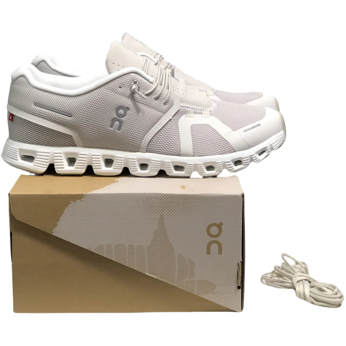 On Cloud 5  Men's Pearl White