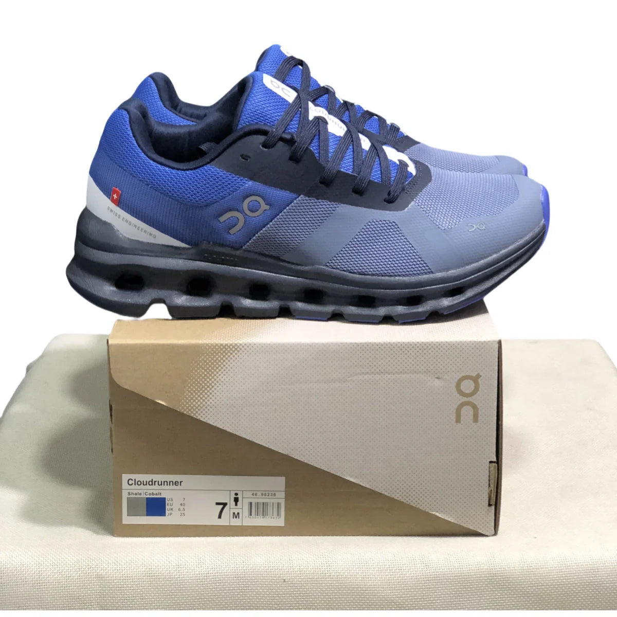 On Cloudrunner Women's Shale/Cobalt