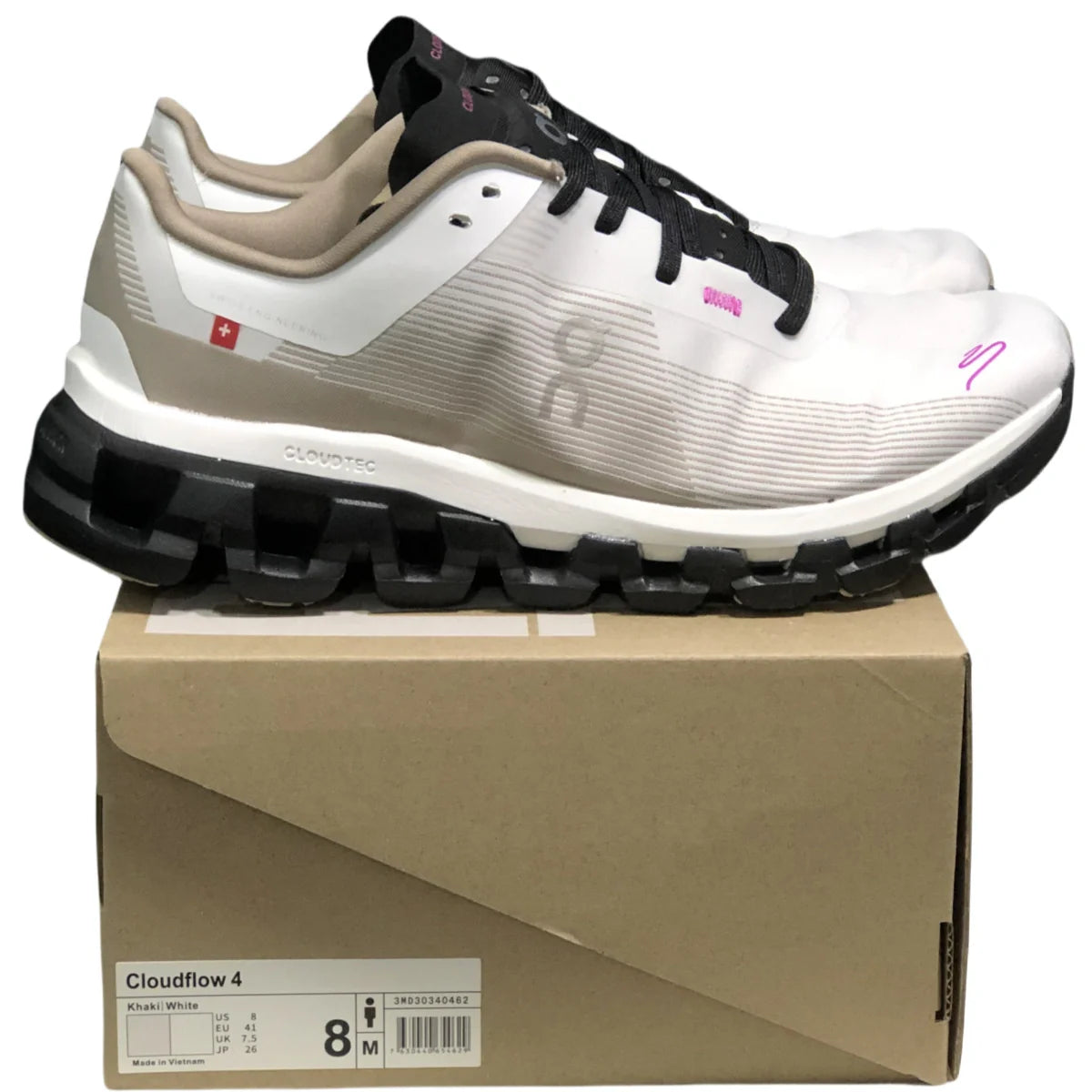 On Cloudflow 4 Women's White/Brown