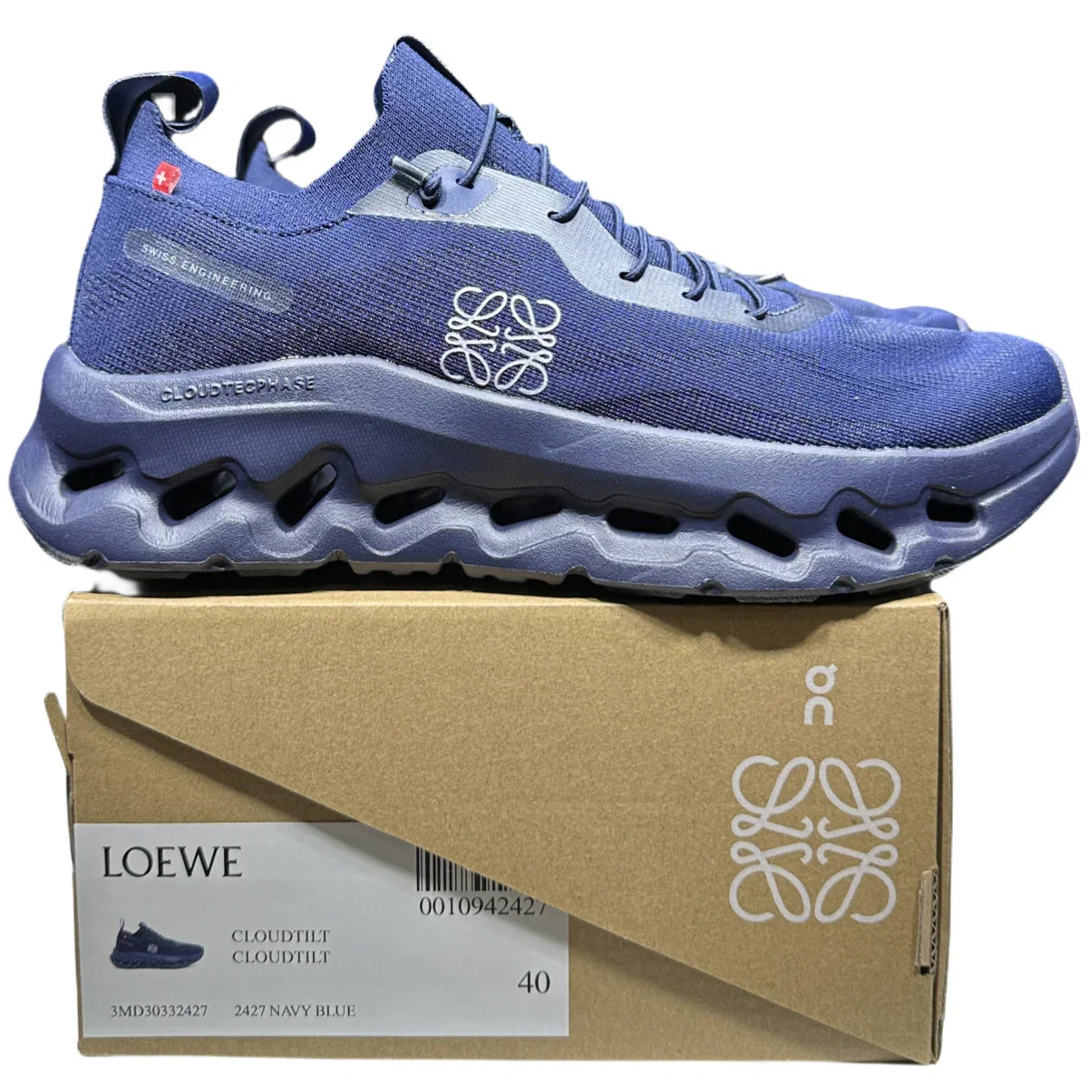 On LOEWE x On Cloudtilt Men Midnight Blue