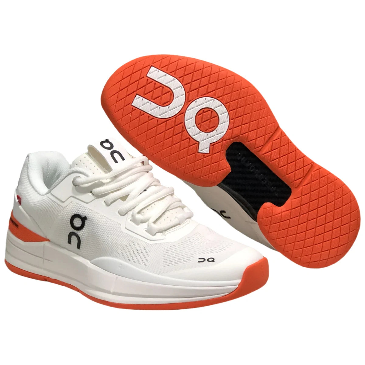 On The Roger Pro Men's White/Oranges