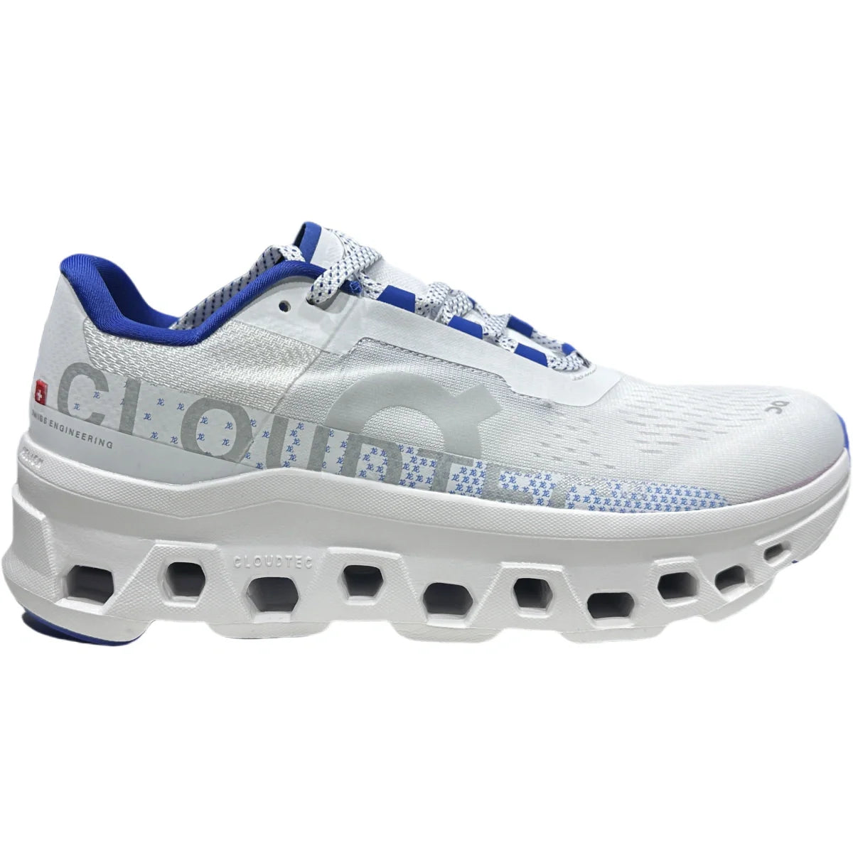 On Cloudmonster Men's White/Blue