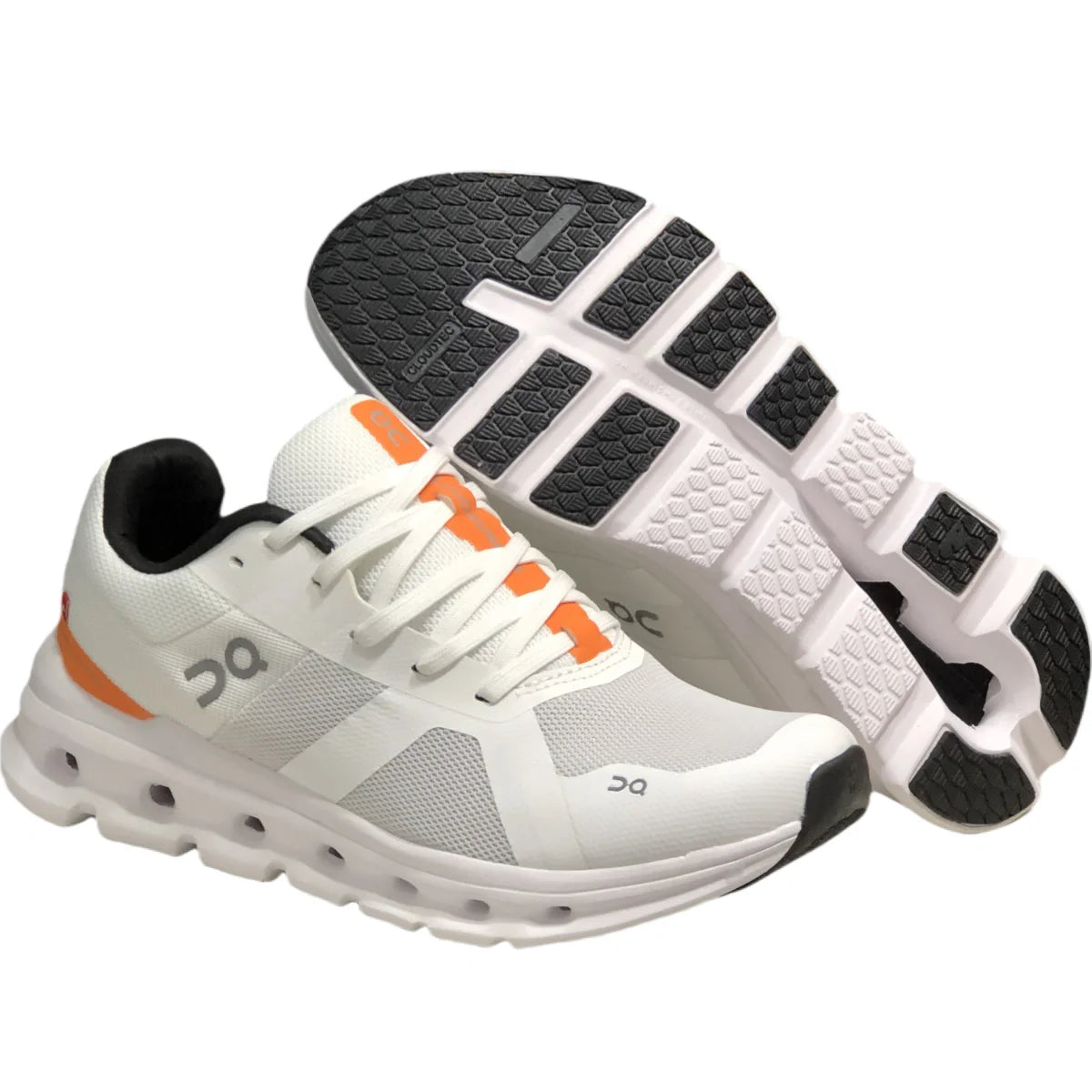 On Cloudrunner Women's Undyed White/Flame