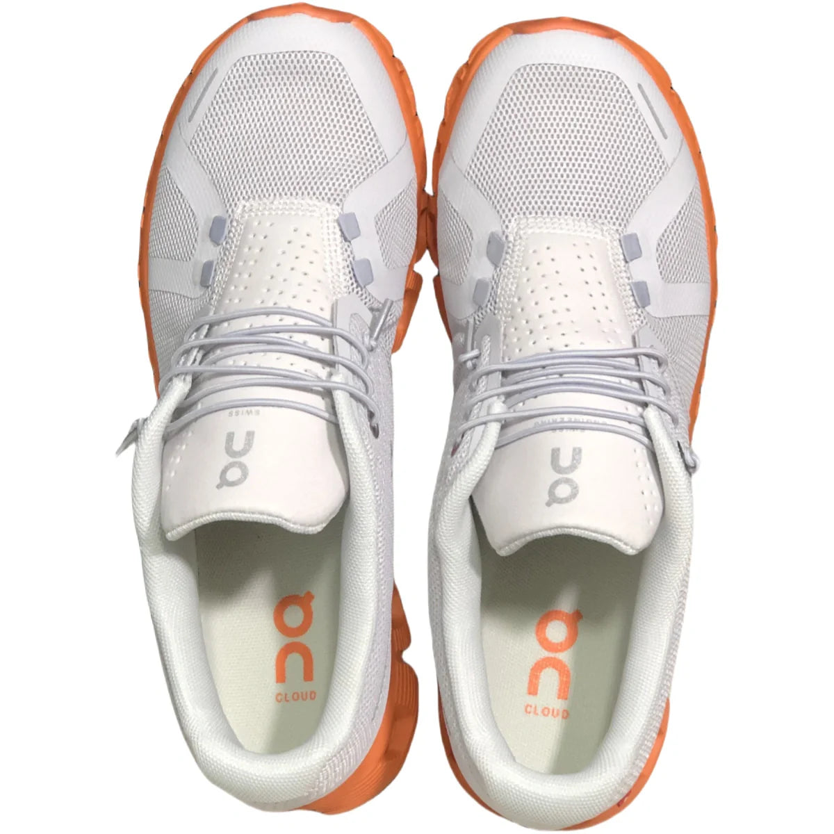 On Cloud 5  Women's White/Orange