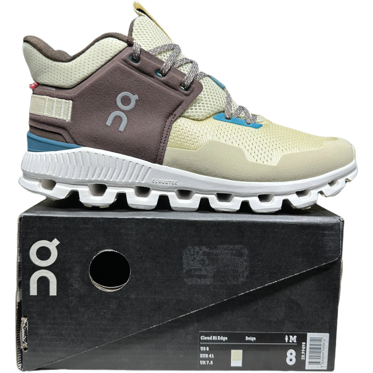 On Cloud Hi Edge  Men's  Beige/Brown