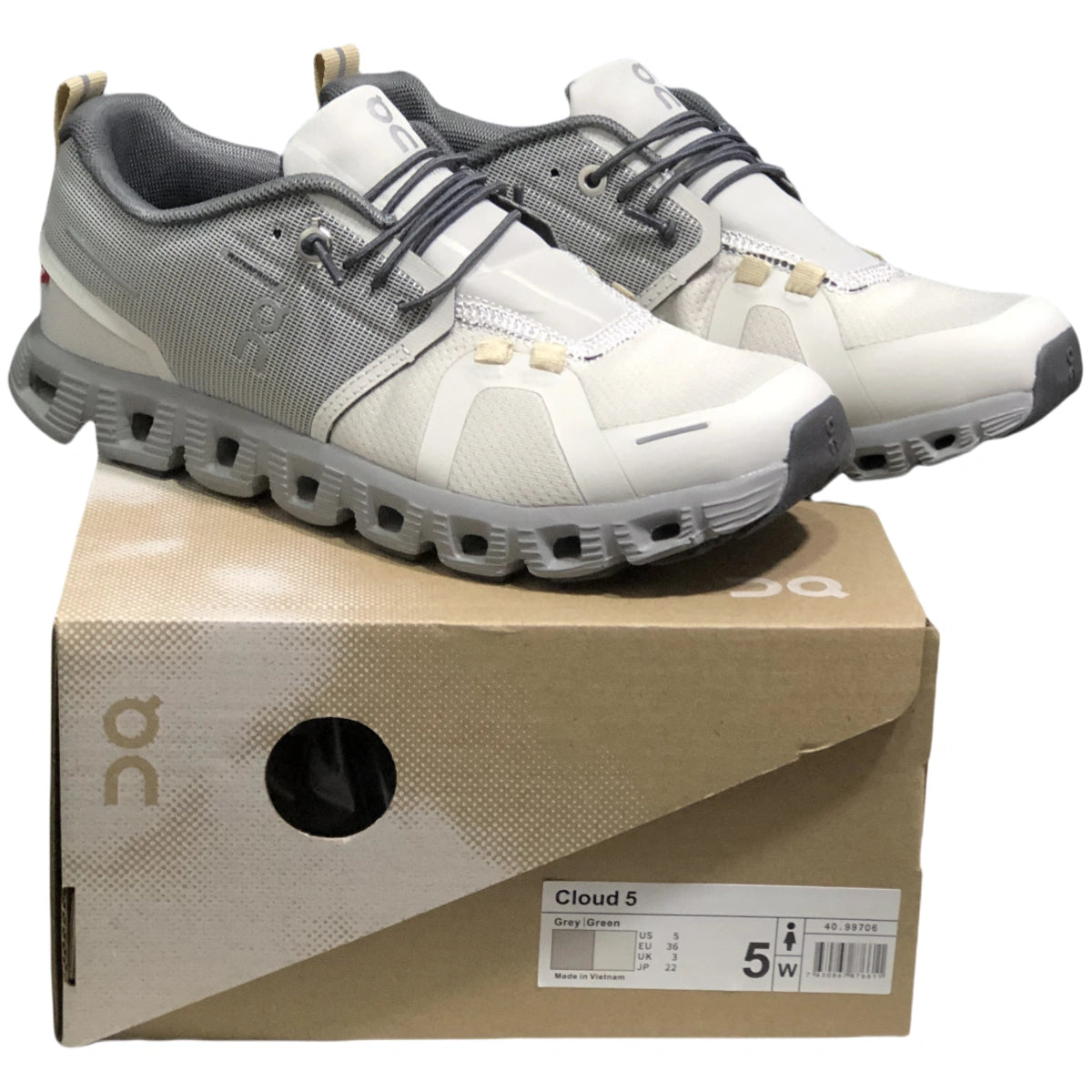 On Cloud 5  Women'S Pearl White/Gray