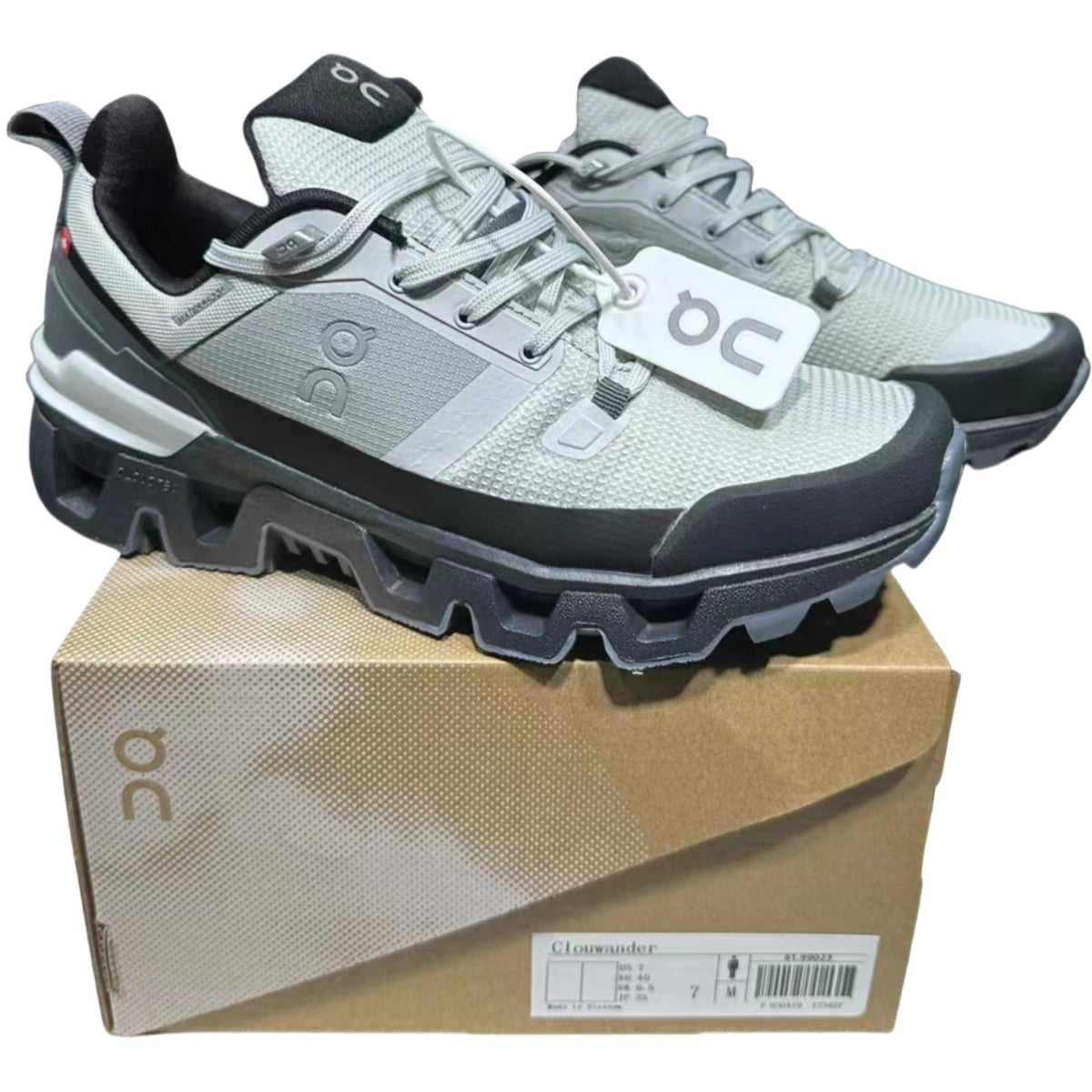 On Cloudwander Waterproof Women's White/Gray