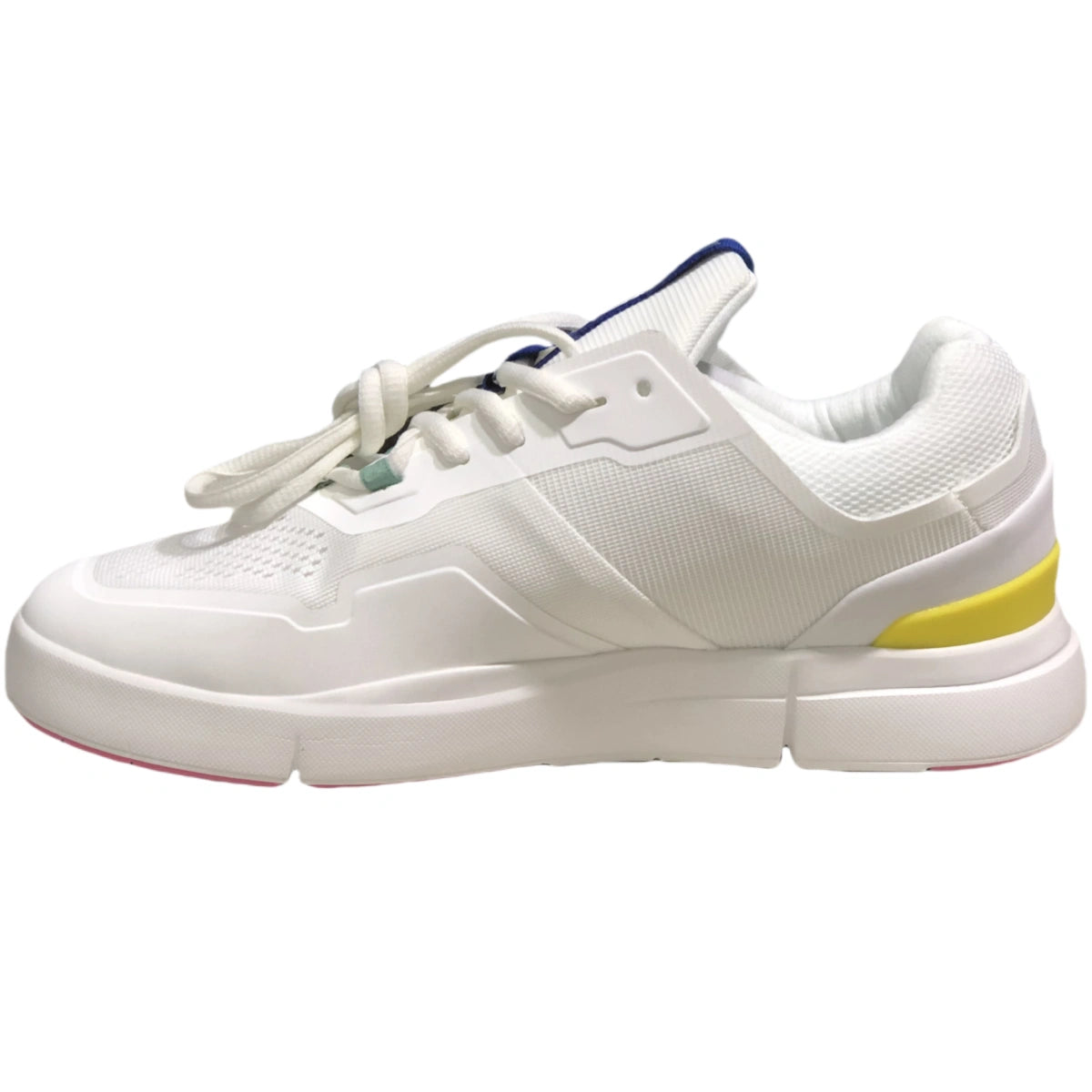 On The Roger Spin Men's White/Yellow